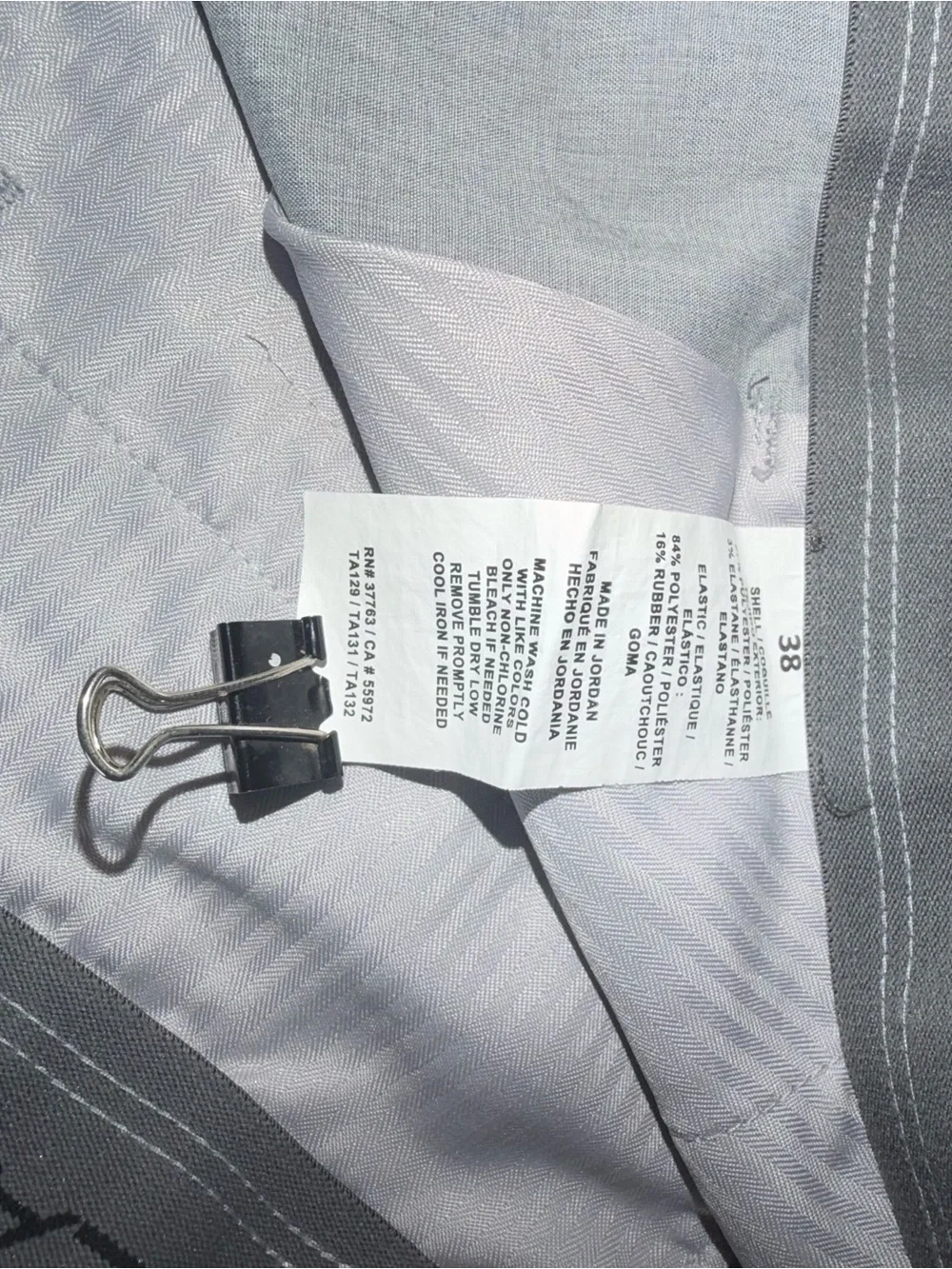 Title 23: Jack Nicklaus Men’s Gray Stretch Golf Shorts Size 38 Flat Front